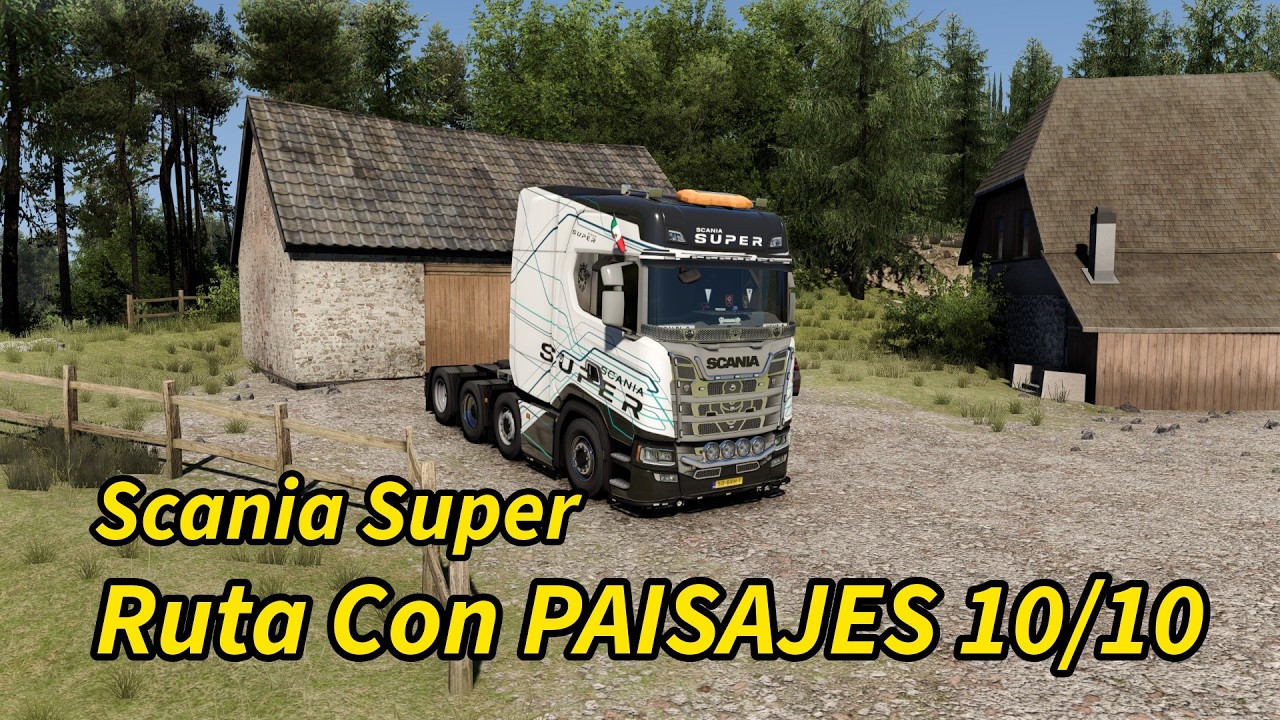 La ruta PERFECTA Scania Super + Paisajes Increíbles (West Balkans) Euro Truck Simulator 2 GamePlay
