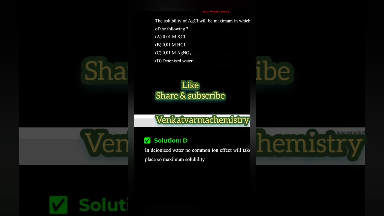 JEE PYQS Chemistry #venkatvarmachemistry