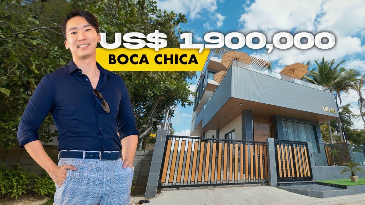 Explora la MEJOR VILLA de BOCA CHICA: LUJO y CONFORT con VISTAS al MAR 🏝 - TOUR COMPLETO ✨