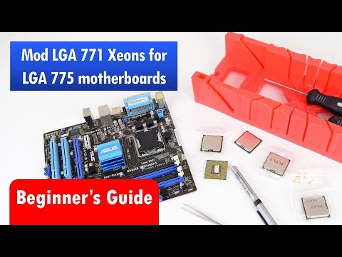 Modding cheap LGA 771 Xeon Processors for Socket 775 Motherboard