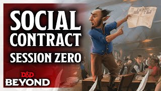 Creating a Social Contract and using Hard & Soft Limits - Session Zero - D&D Beyond screenshot 1