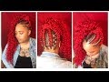 Feed-in Braids with Invisible Ponytail Tutoial