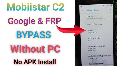 Mobiistar C2 FRP Unlock | 2021 New Trick | BYPASS Google Lock | 1000% working Method By RoSe TeCh