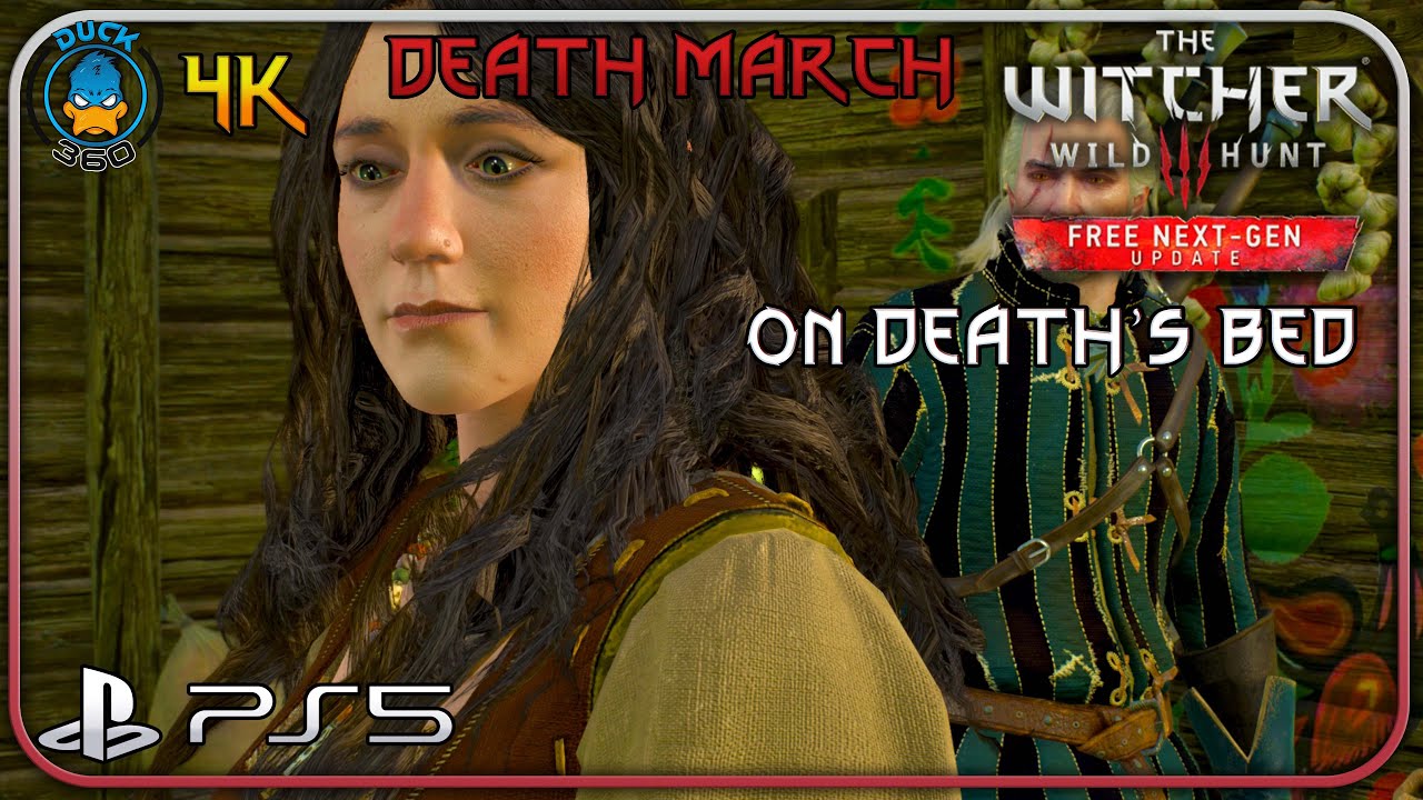 On Death's Bed on Death March - The Witcher 3 Next-Gen PS5 4K - YouTube