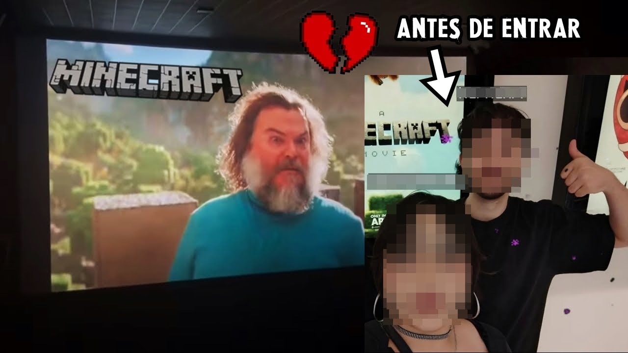 UNA PELICULA DE MINECRAFT HIZO QUE MI NOVIA ME TERMINARA EN PLENO CINE