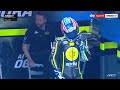 MotoGP, Brno, Bezzecchi (Aprilia) abbraccia il Marshal dopo la squalifica per il GP Repubblica Ceca