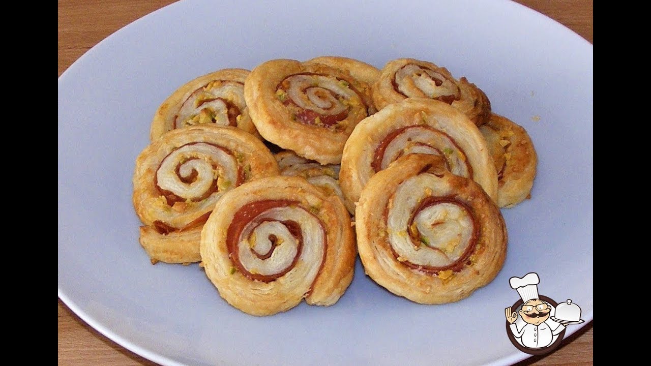 Girelle di sfoglia con mortadella, pecorino e pistacchi YouTube