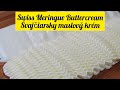 Švajčiarsky bielkovo maslový krém / Swiss Meringue Buttercream /Jak připravit máslový krém