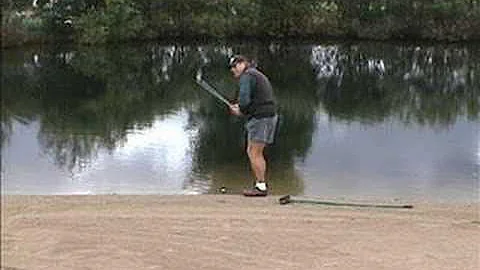 Golfer Makes a Big Splash