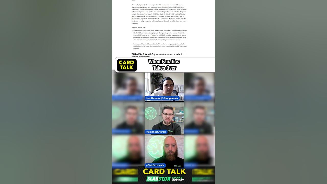 What Happens When Fanatics Takes Over? YouTube