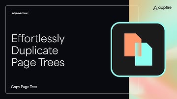 Copy Page Tree for Server Instance