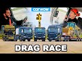 Scania Trucks & Crazy Cargo: DRAG RACE *115 Tonnes!*