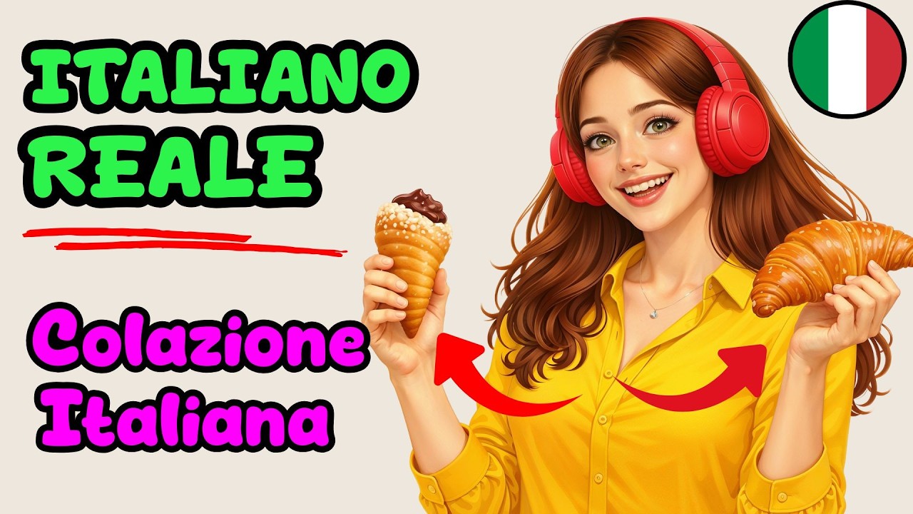 Learn Italian with a Real-Life Conversation | The Italian Breakfast Ritual ☕🥐