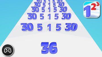 Number Master: Run and Merge - Gameplay Walkthrough Part 8 - Puzzle Game Levels 85-91 (iOS, Android)