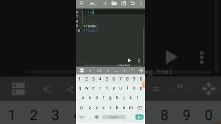 HTML How to Add Image on a Webpage using anWriter App on Android Mobile | insert image in HTML screenshot 2