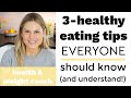 HEALTHY EATING | how-to make eating healthy easier