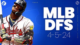 MLB DFS Picks \& Strategy for DraftKings \& FanDuel (4\/5\/24)