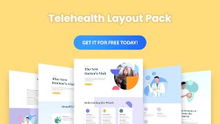Get a FREE Telehealth Layout Pack for Divi
