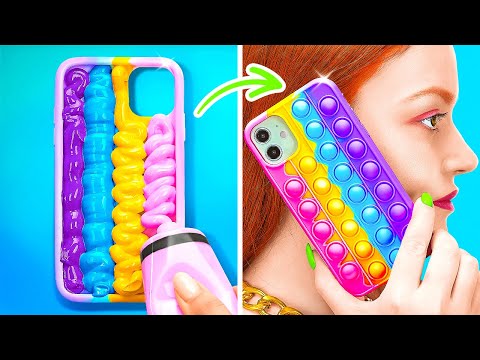 AWESOME DIY SQUISHY IDEAS THAT EASY TO MAKE || Phone Case Ideas by 123 GO! SCHOOL