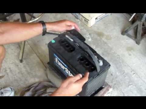 Using A Multimeter Check an auto lead acid battery's Cells