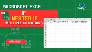 How To Use If And Nested If Formulas Easily Learn Excel If Nested If Formula In 10 Minutes