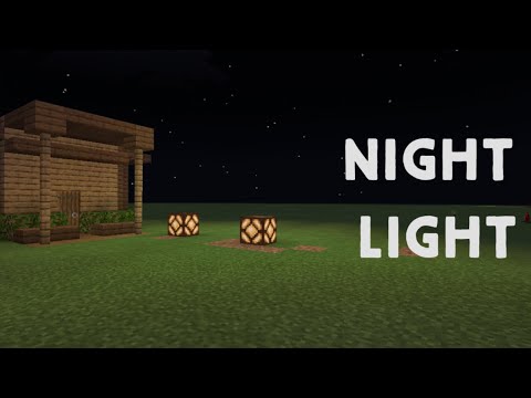 Minecraft: How to make night lights (daylight sensors)