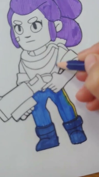 brawl stars#шеллі#розмальовую💜 - YouTube