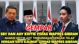 Download Lagu HEBOH❗SBY \u0026 AHY SERANG DAN KRITIK PEDAS GIBRAN, BEGINILAH KEJENIUSAN GIBRAN BUAT SBY \u0026 AHY TERDIAM😱🔥 MP3