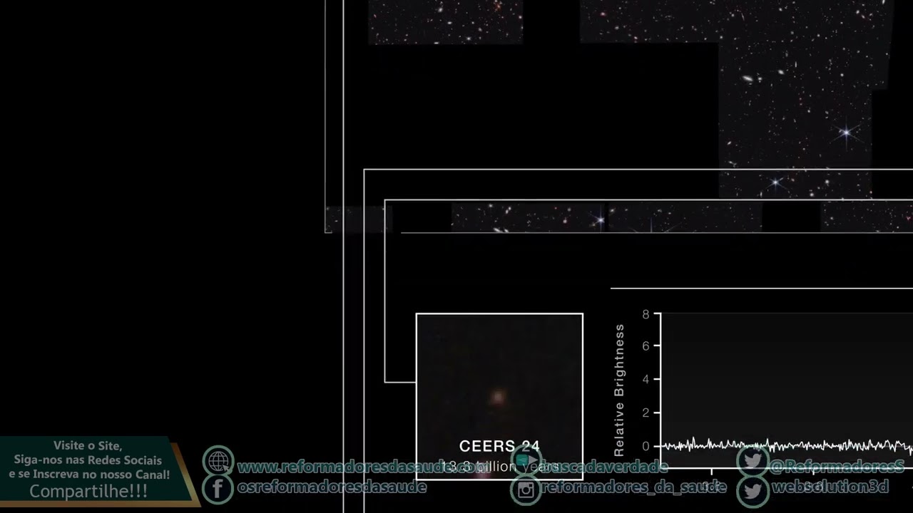 Vídeo: Deep Space Galaxien, gesehen vom James Webb Telescope