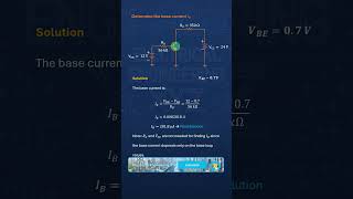 Base Current Made Easy: Solve This BJT Transistor Problem Fast ⚡ #Electronics #BJT #Transistor