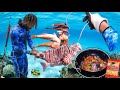 From the Sea to my belly steamed Fish and Crackers | Best Spearfishing Adventures