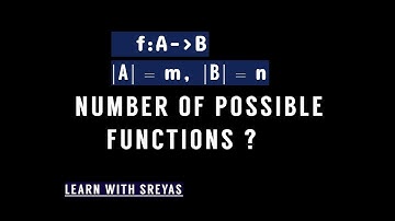 Counting Number of Functions | Combinatorics | Discrete Mathematics