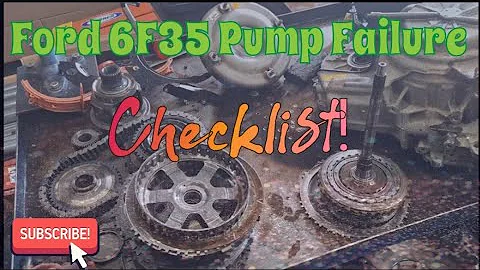 Ford 6F35 Pump Whine? Here's What to INSPECT! (Ford Escape & Fusion)