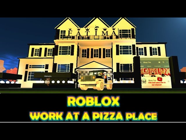 Estate Tour Roblox Work At A Pizza Place Youtube - roblox pizza place videos rxgate cf to get robux