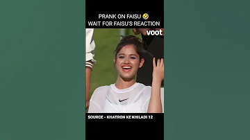 Prank On Faisu 🤣😂 | khatron ke Khiladi S12 | #KKK12OnVoot #shorts #kkk12 #funny