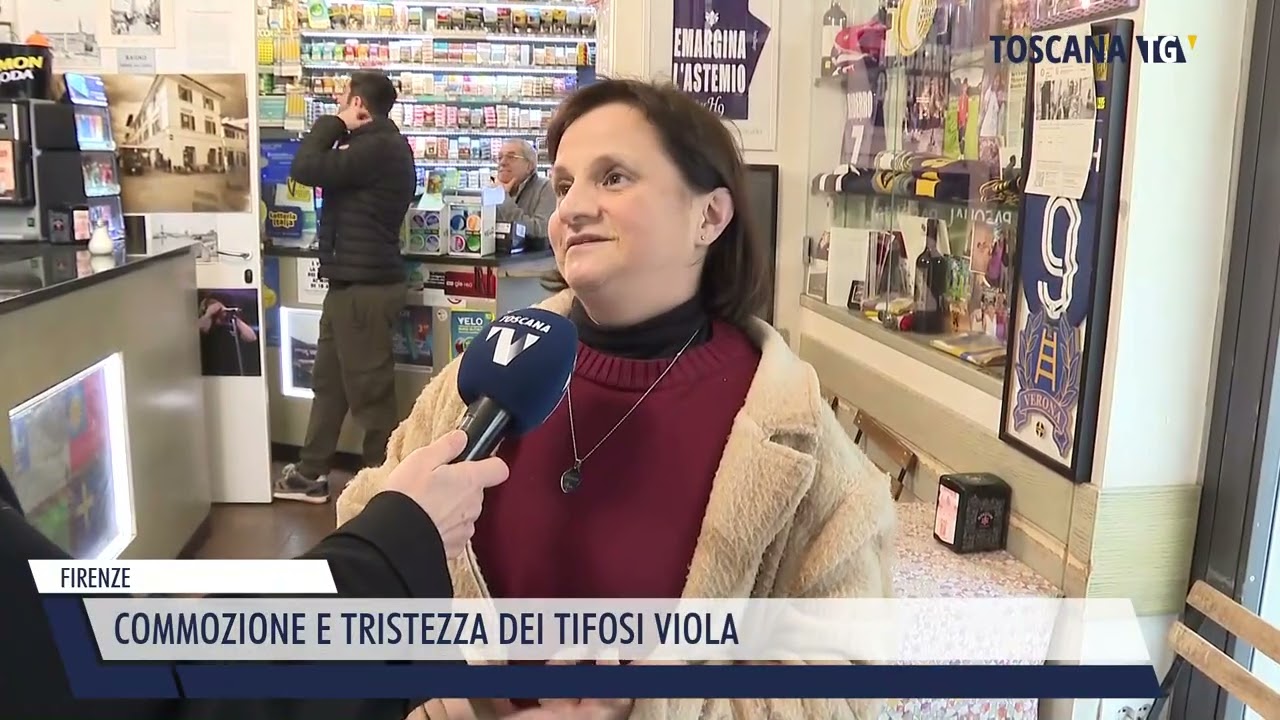 2026-01-17 FIRENZE - COMMOZIONE E TRISTEZZA DEI TIFOSI VIOLA