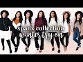 SPANX COLLECTION TRY ON | TRYING ON DIFFERENT SPANX PANTS | queencarlene