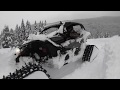 Can am X3 with backcountry tracks in 5+ feet of fresh snow