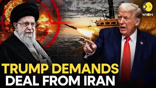 U.s.-Iran Trump Warns Tehran Large U.s. Fleet Headed To Iran, Urges Deal Wion Originals