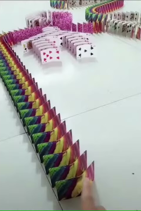 Paper domino [tik-tok] | Cyra Masillones