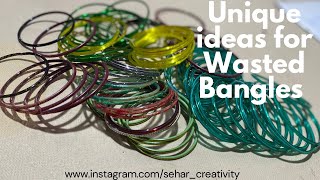 DIY craft with wasted Bangles |Best out of waste material #banglescraft #bangleswholesaler