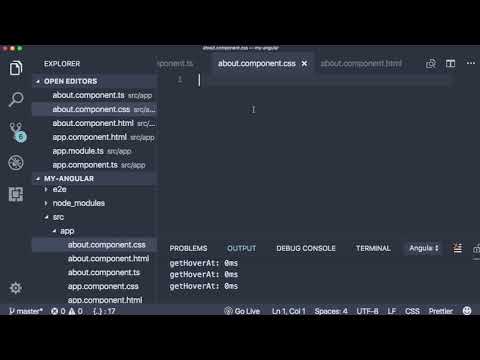 Angular 006   Component를 구성하는 세 자매 ts,  html,  css