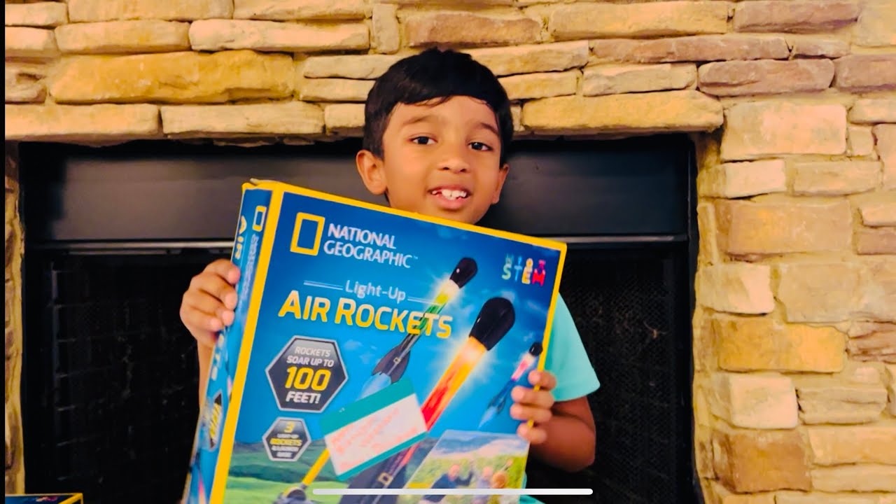 Toy review- Light up Air Rocket - National Geographic