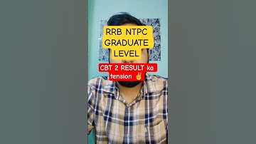 RRB NTPC GRADUATE CBT 2 RESULT । RRB NTPC CBT 2 RESULT DATE । #rrbntpc