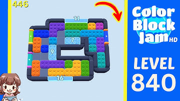 Color Block Jam Level 446 (840) Solution Walkthrough