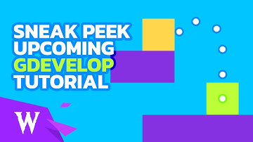 Sneak Peek - Upcoming GDevelop Tutorial - Video and Source Code available  from 31.012021