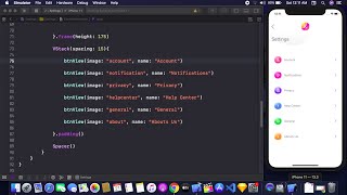 Designing Settings Page UI Using SwiftUI - Settings Page UI In SwiftUI - SwiftUI Tutorial