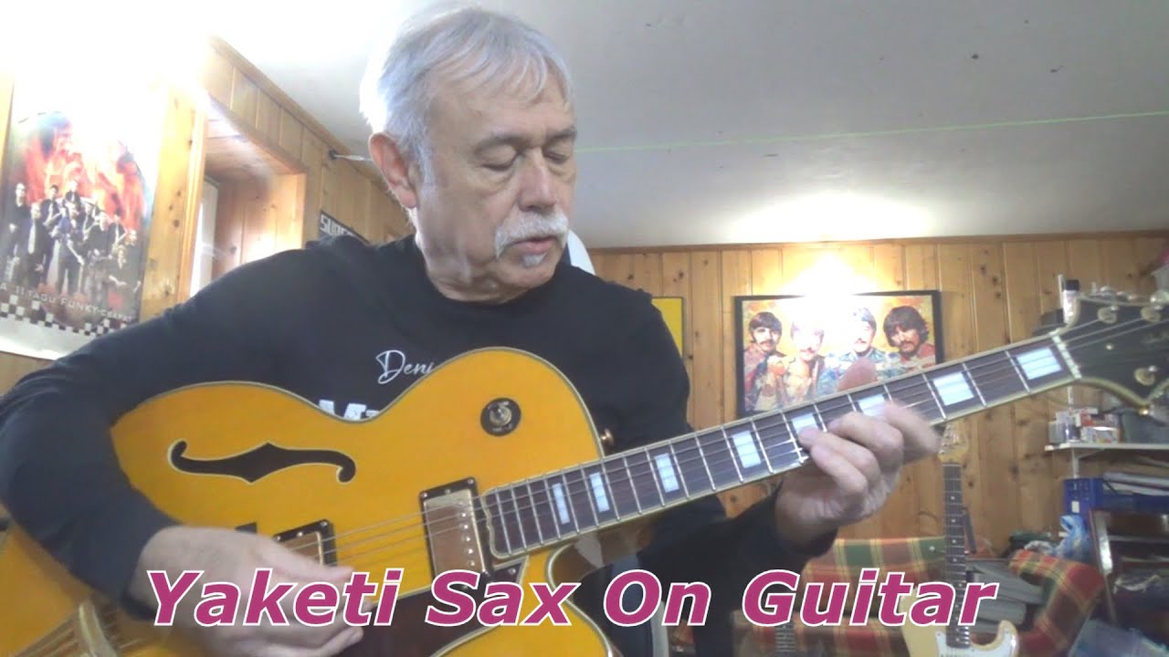 Yaketi Sax On Guitar  -  by Pulius Tibor