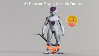 Ai Toon en Maya y Arnold / Ai Toon in Maya and Arnold tutorial