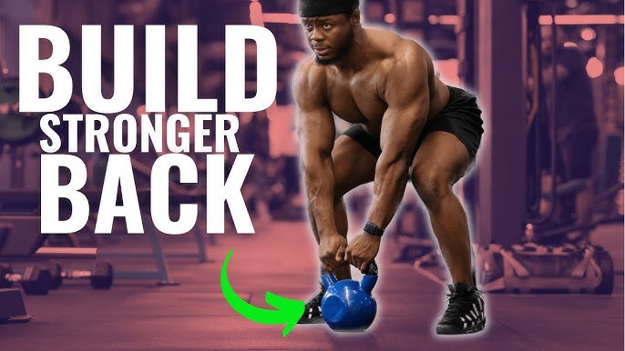 KETTLEBELL PULL (BACK) WORKOUT! Just 1 kettlebell needed! Build your back  at home! 